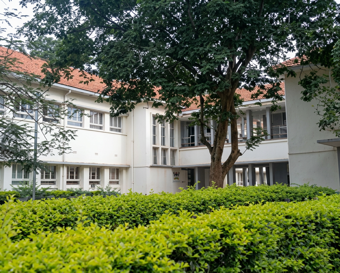 Majengo ya chuo cha Makerere yakiwa kati ya kijani